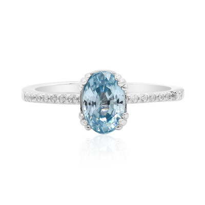 Zilveren ring met een Ratanakiri zirkoon