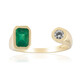 Gouden ring met een Zambia-smaragd