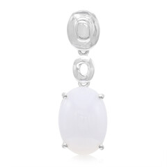 Zilveren hanger met een Turkse chalcedoon