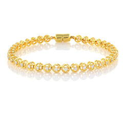 Zilveren armband met zirkonen