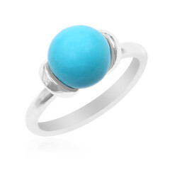 Zilveren ring met een Sleeping Beauty Turkoois (Anne Bever)