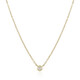 Gouden halsketting met een loepzuivere (G) diamant