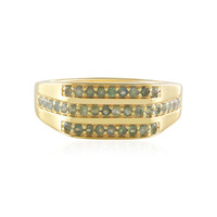 Zilveren ring met alexandrieten