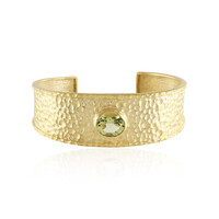 Messing armband met een Limoen Kwarts (Juwelo Style)