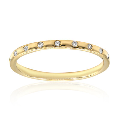 Gouden ring met VS2 (H) Diamanten (CIRARI)