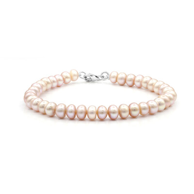 Zilveren armband met zoetwater kweekparels (TPC)