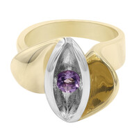 Zilveren ring met een amethist