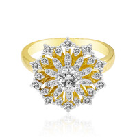 Gouden ring met een Diamant SI1 (G)