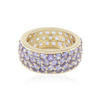 Gouden ring met tanzanieten (de Melo)