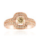 Gouden ring met een VS1 Argyle-Rose de France-Diamant (Annette)