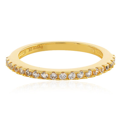 Zilveren ring met zirkonen