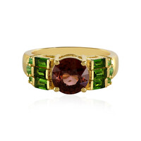 Zilveren ring met een Mahagoni Zirkoon (Adela Silber)