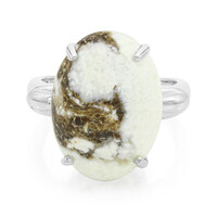 Zilveren ring met een Magnesiet