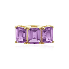 Zilveren ring met lavendel amethisten