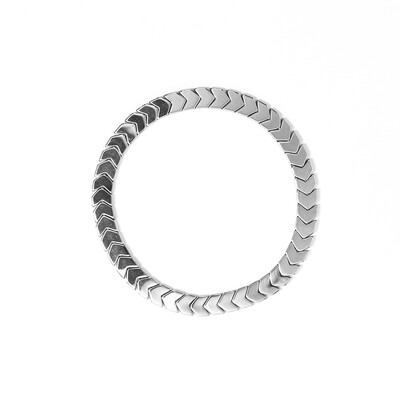 Armband met Zilver Hematieten