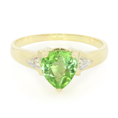 Gouden ring met een Paraiba toermalijn