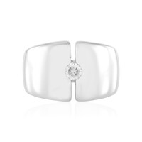 Zilveren ring met een zirkoon (de Melo)