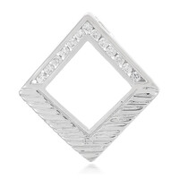 Zilveren hanger met zirkonen