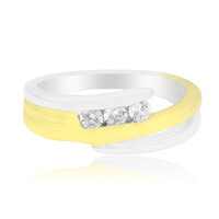 Zilveren ring met zirkonen