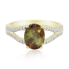 Gouden ring met een andalusiet