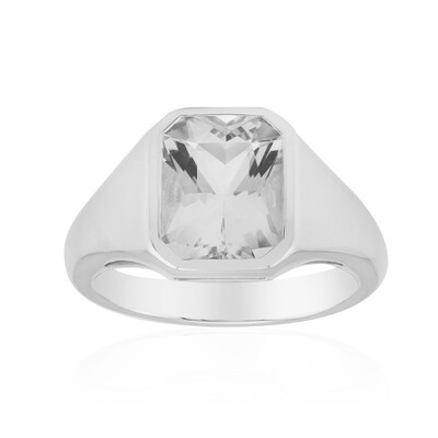 Zilveren ring met een Herkimer Kwarts (Pallanova)