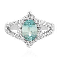 Zilveren ring met een Ratanakiri zirkoon