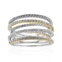 Gouden ring met SI2 (H) Diamanten (CIRARI)