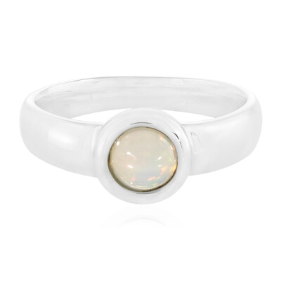 Zilveren ring met een Welo-opaal (MONOSONO COLLECTION)