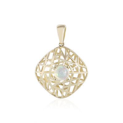Gouden hanger met een Welo-opaal (Ornaments by de Melo)
