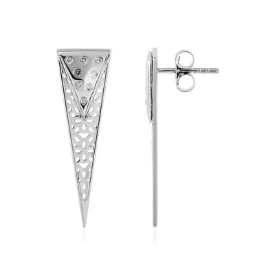 Gouden oorbellen met I1 (I) Diamanten (Ornaments by de Melo)