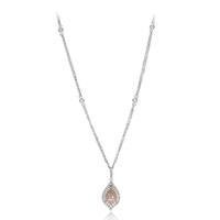 Gouden halsketting met een I1 Roze Diamant (CIRARI)