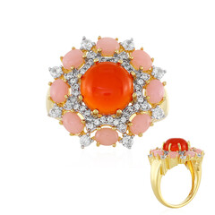 Zilveren ring met een carneool