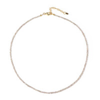 Zilveren halsketting met Fancy diamanten