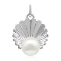 Zilveren hanger met een zoetwater kweekparel (TPC)