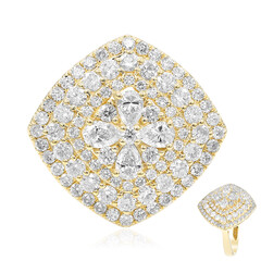 Gouden ring met SI1 (H) Diamanten (CIRARI)