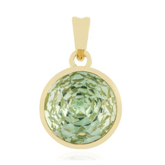Gouden hanger met een groene amethist (PHANTASIA)