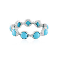 Zilveren ring met Sleeping Beauty Turkooisen (Faszination Türkis)