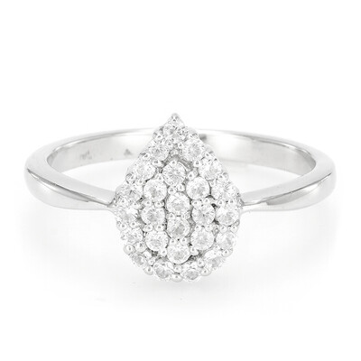 Zilveren ring met zirkonen