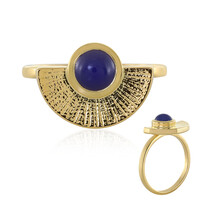 Zilveren ring met een Blauwe chalcedoon