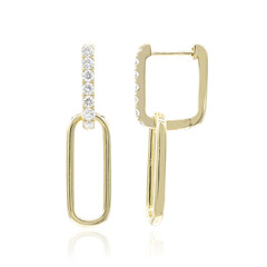 Gouden oorbellen met I1 (H) Diamanten (CIRARI)