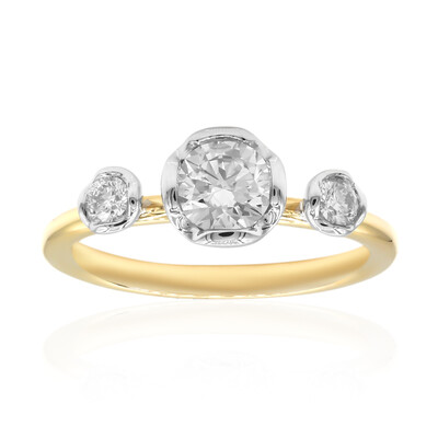 Gouden ring met een VS2 (H) Diamant (CIRARI)