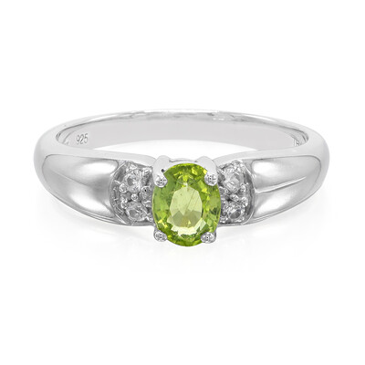 Zilveren ring met een Paraiba toermalijn