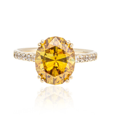 Gouden ring met een sfaleriet