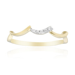 Gouden ring met een Diamant SI1 (G)
