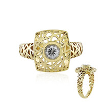 Gouden ring met een zirkoon (Ornaments by de Melo)