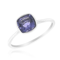 Zilveren ring met een kleurwissel fluoriet