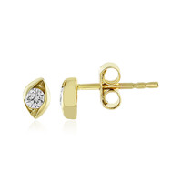 Gouden oorbellen met Loepzuivere (F) Diamanten (LUCENT DIAMONDS)