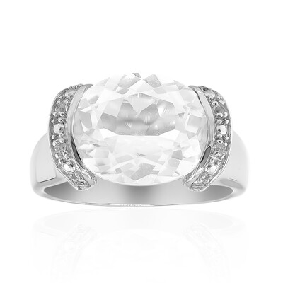 Zilveren ring met een Tibetaanse kwarts