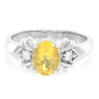 Zilveren ring met een vuur opaal