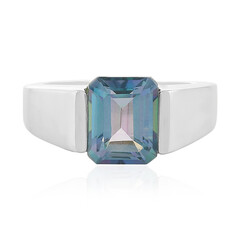 Zilveren ring met een Oceaan Kwarts